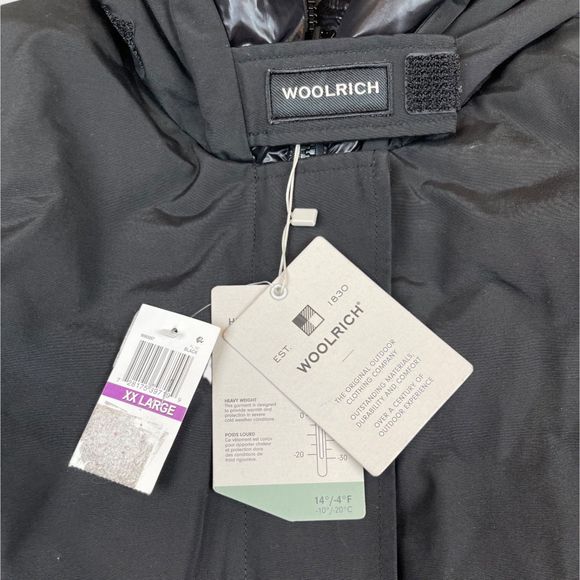 NWT Woolrich Arctic Parka in Ramar Cloth Slim Puffer Fit Jacket Women's Size XXL - Picture 4 of 14
